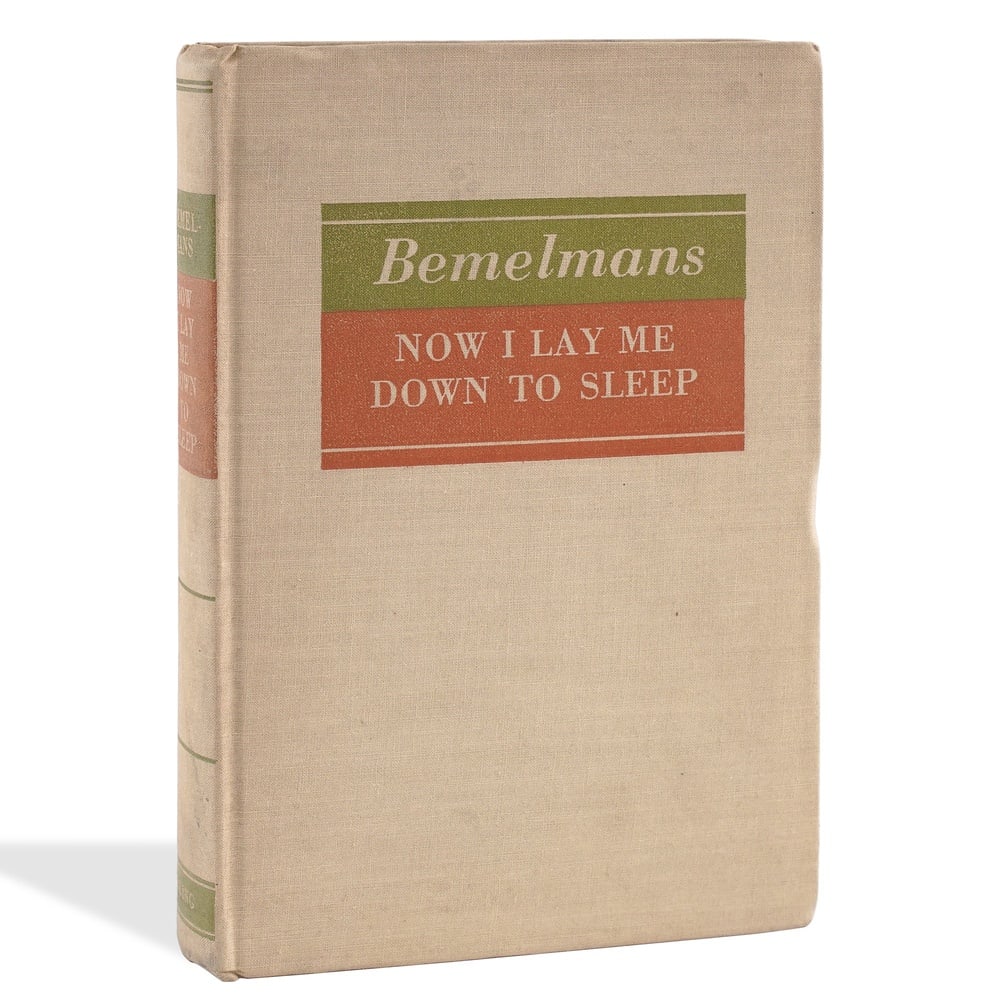 LUDWIG BEMELMANS SIGNED "NOW I LAY ME DOWN TO SLEEP" FIRST EDITION: 8 1/8 x 5 5/8 in (20.7 x 14.2 cm) Provenance and Authentication: According to the Letter of Authenticity (LOA) and Certificate of Authenticity (COA) provided by the consignor, this collectible was