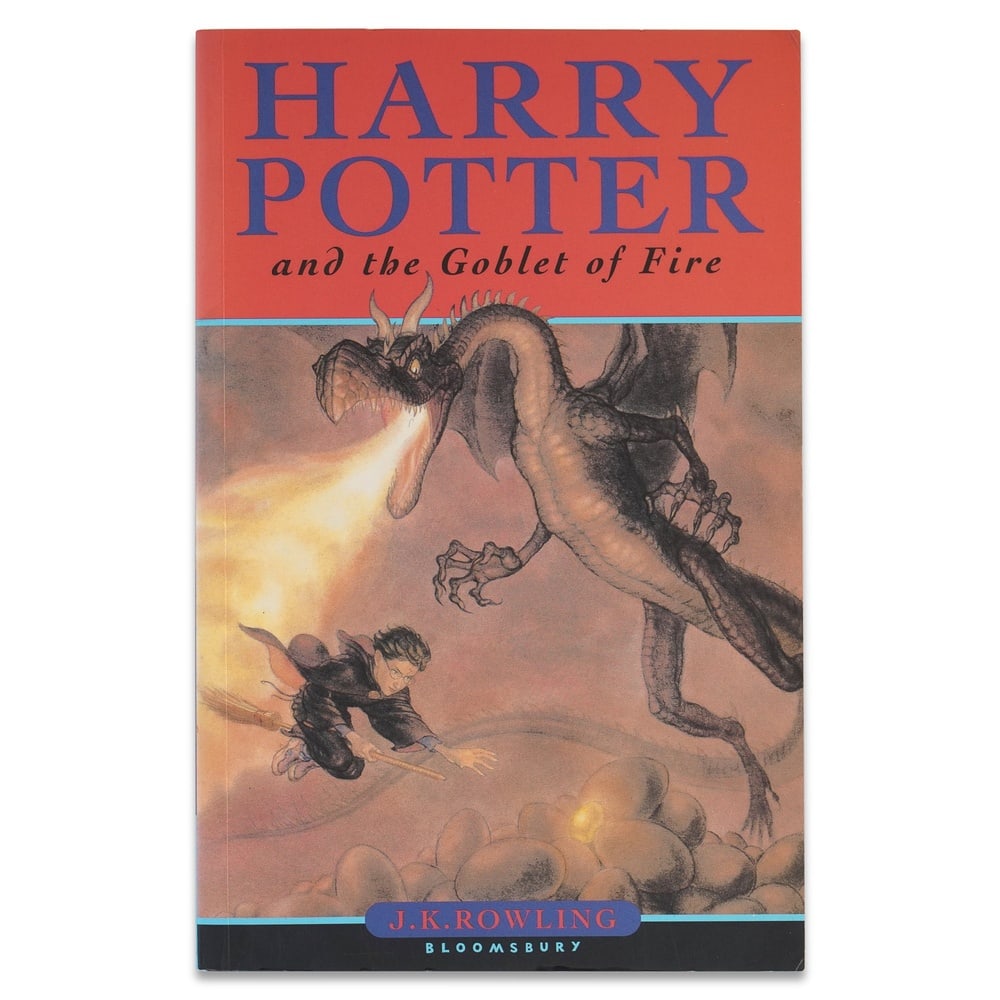 J.K. ROWLING SIGNED "HARRY POTTER AND THE GOBLET OF FIRE" BOOK (1 of 4)