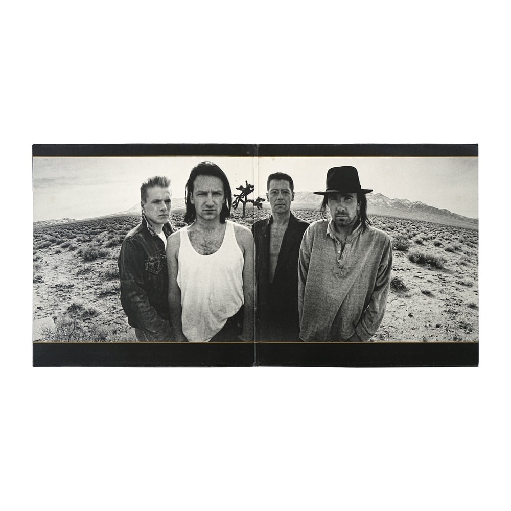 U2 FULLY SIGNED "THE JOSHUA TREE" U.K. FIRST PRESSING - 3