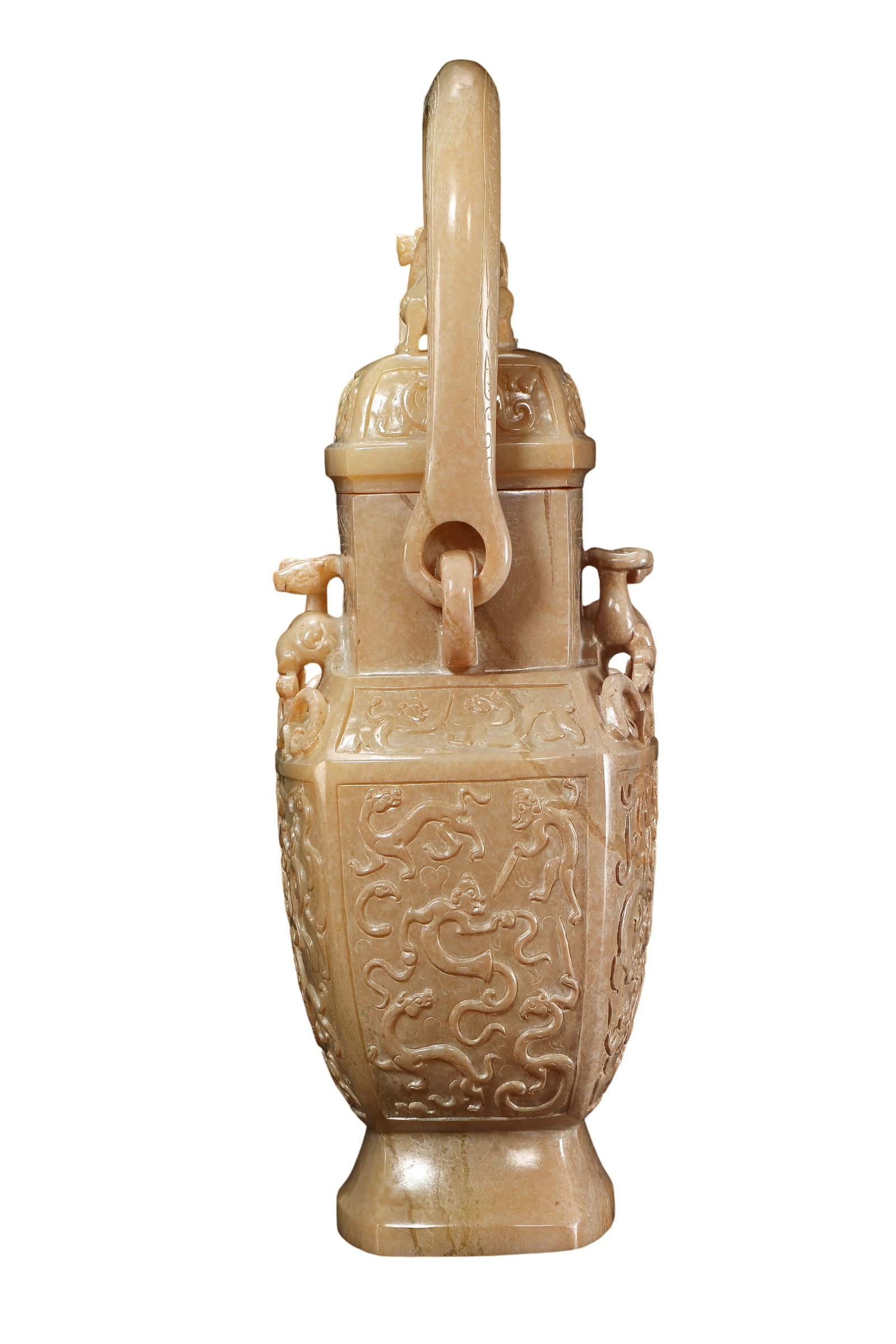 Warring?States?Period Jade Handled Vase - 9