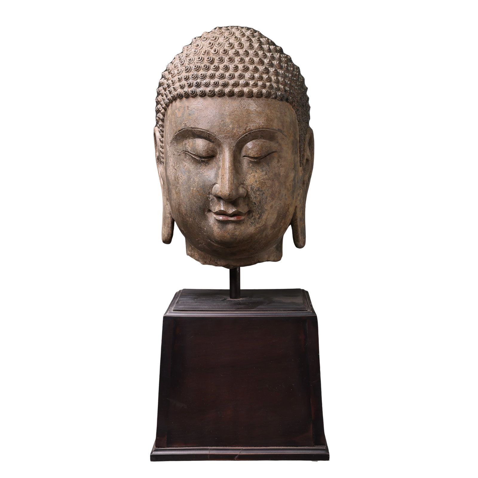 Northern?Wei?Period Stone?Carved Sakyamuni Buddha Head (1 of 8)