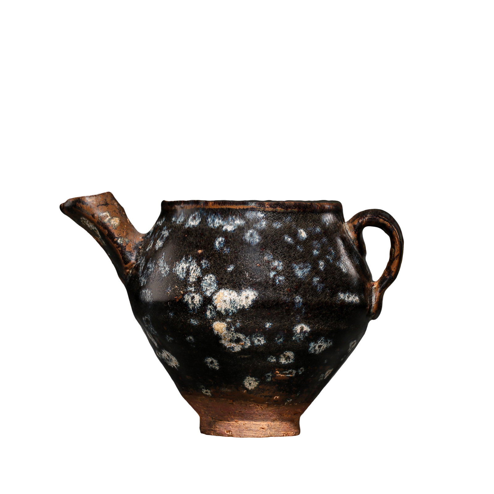 Song Dynasty Jizhou Ware Black-Glazed Splashed Decoration Fairness Pitcher (Tea Decanting Vessel) (1 of 12)