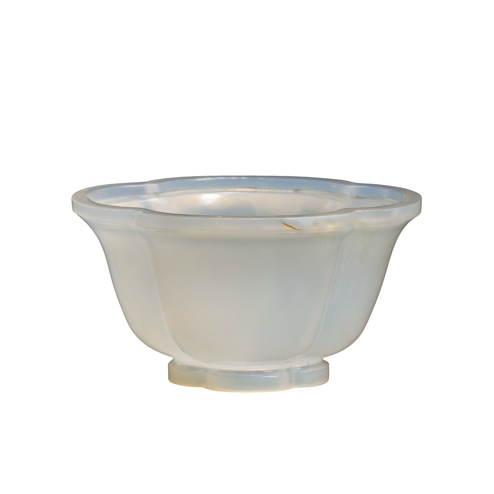 Liao?Jin?Period Agate Lobed Flower?Mouthed Cup (1 of 8)