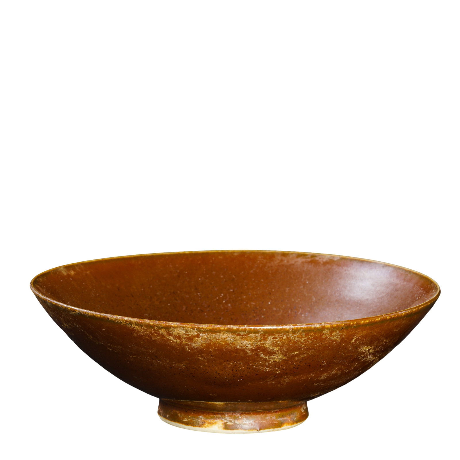 Northern Song Dynasty Ding Kiln Brown-Glazed Conical Tea Bowl (Ziding Purple Ding Ware) (1 of 6)