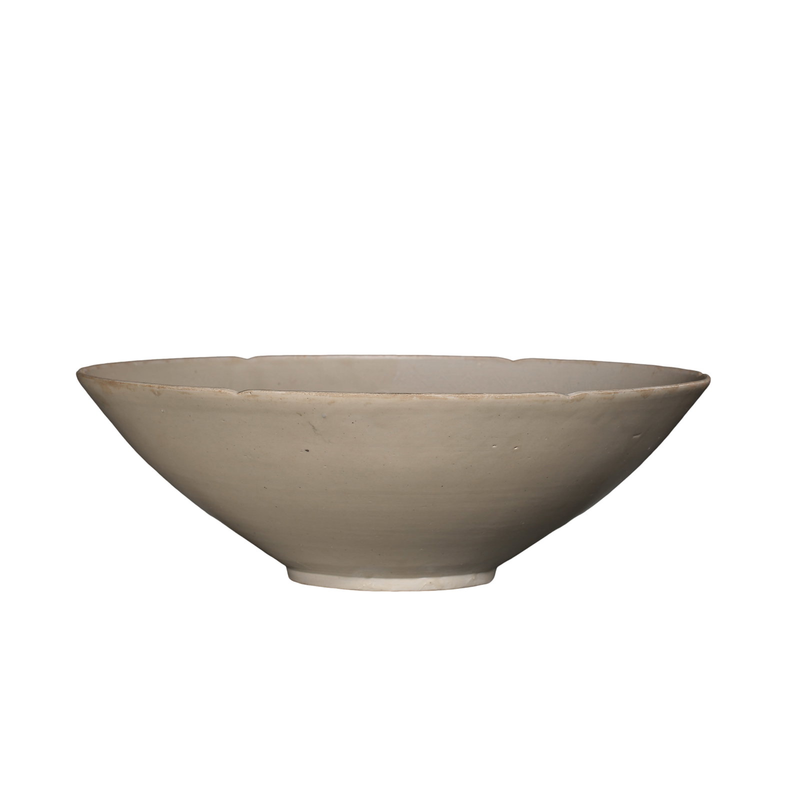 Northern Song Dynasty (11thâ€“12th Century) Ding Ware White Glazed Carved Lotus Pond and Egret: Size: Diameter 25.5cm (10.0in / 0.84ft), Height 8.5cm (3.3in / 0.28ft), Northern Song Dynasty 11th–12th Century Ding Ware White PorcelainCondition & Provenance: Good overall condition with well-pres