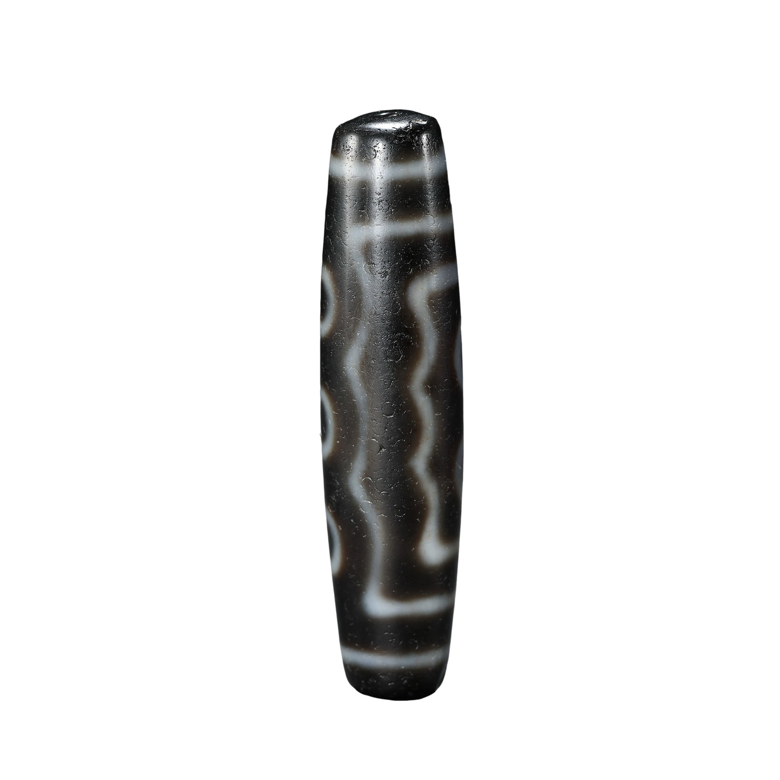 Tang?Dynasty Three?Eye Ancient Dzi Bead - 4