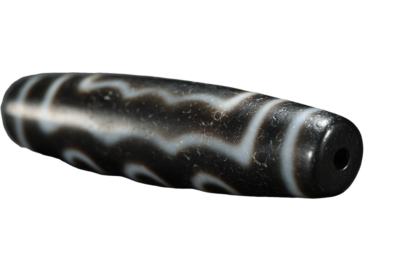 Tang?Dynasty Three?Eye Ancient Dzi Bead - 6
