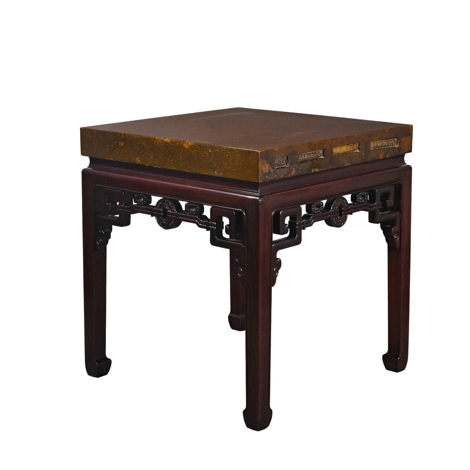 Imperial Two?Foot Square Golden Brick Manufactured By Suzhou Prefecture Qianlong Period, With (1 of 9)