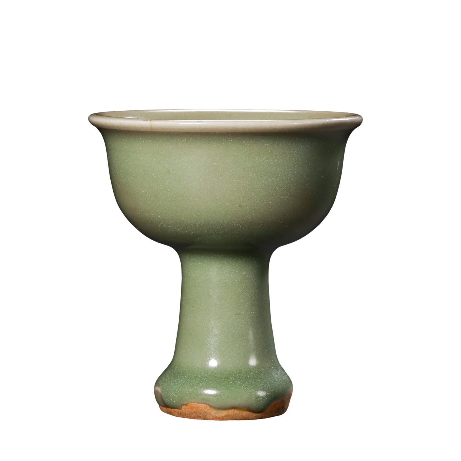 Longquan Kiln Pink?Celadon Stem Cup, Yuan Dynasty (1 of 9)