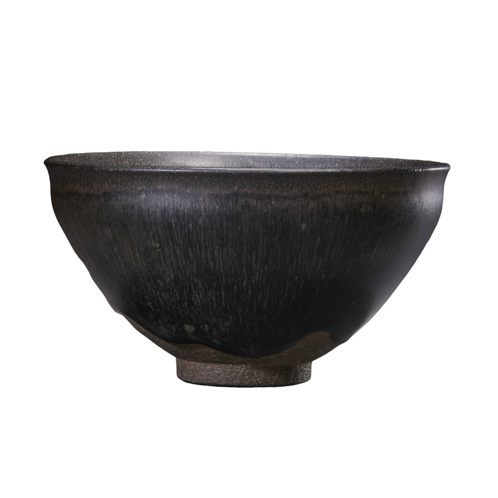 Song Dynasty Jian Kiln Hare?Fur Glazed Bowl (10th?13th Century A.D.): Dimensions?Mouth Diameter 12.8cm (5.04 in), Height 7.2cm (2.83 in), 10th?13th Century A.D.Condition & Provenance?The bowl is fully intact, free of cracks or modern restoration. Only subtle age?related