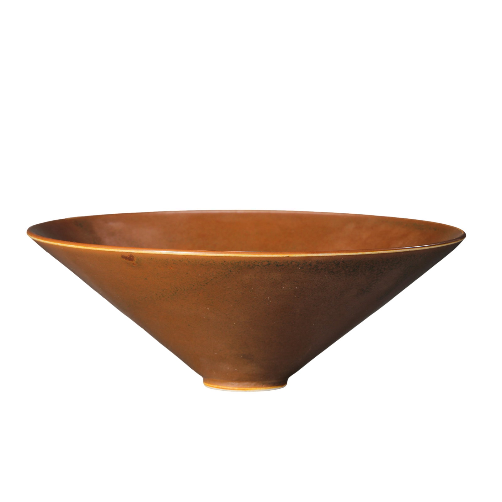 Song Dynasty Ding Kiln Purple Brown Glaze Conical Tea Bowl (10th-13th Century A.D.) (1 of 10)