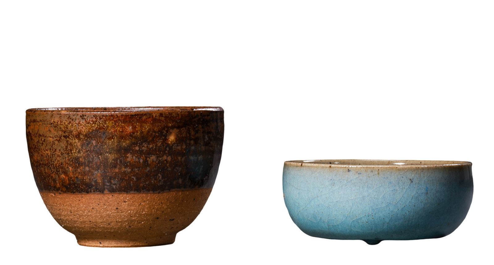 Jin?Yuan Dynasty Group: Jun?Yao Sky?Blue Lamp Bowl with Purple Splashes and Brown?Glazed (1 of 15)