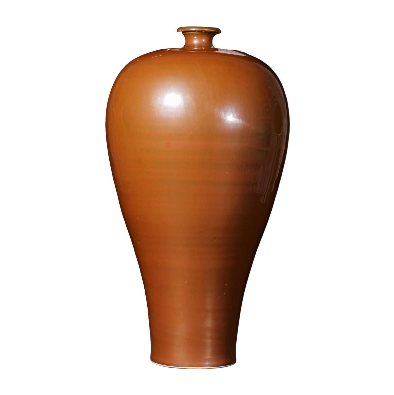 Song Dynasty Ding Kiln Purple Gold Glaze Plum Vase,10th?13th Century A.D.: Dimensions?Overall height 30cm (11.81 in), 10th?13th Century A.D?Condition & Provenance?The vase is fully intact without cracks, chips, repairs or repainting. The whole body is covered with even, glos