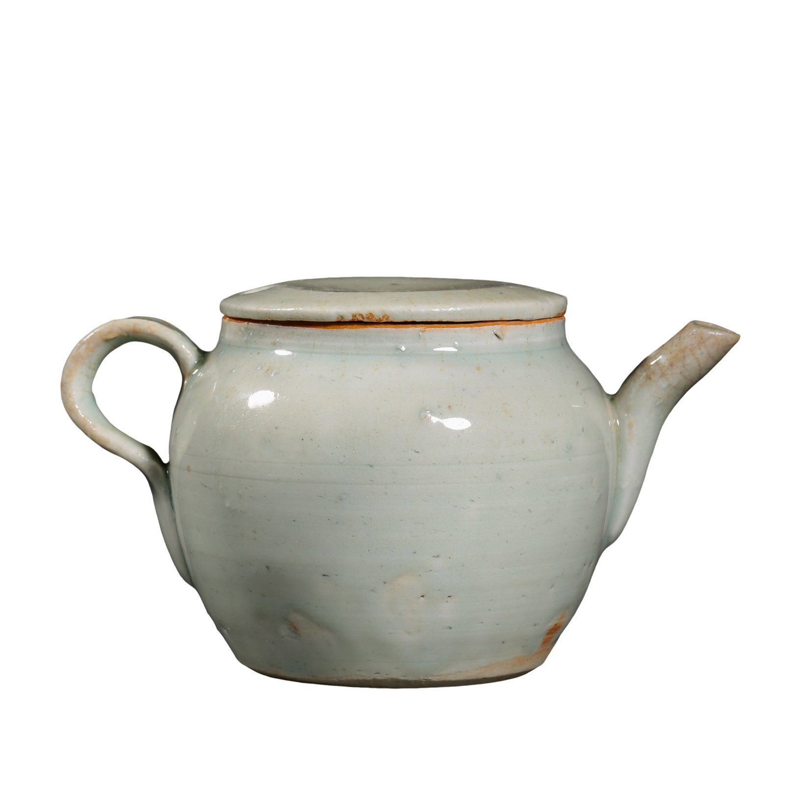 Yuan Dynasty Bluish?White Glazed Covered Ewer,13th?14th century Chinese Jingdezhen Qingbai folk (1 of 10)