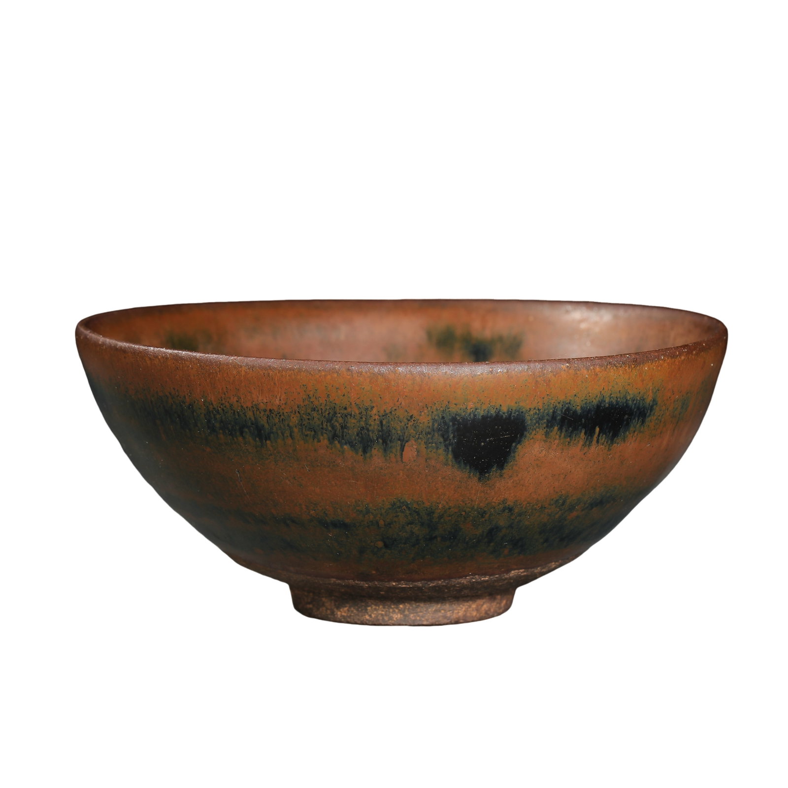 Song Dynasty Jian Kiln Hare’s Fur Sauce Glaze Conical Tea Bowl: Dimensions: Rim Diameter 9.9cm (3.90in), Height 4.5cm (1.77in), Song DynastyCondition & Provenance: Category: Pre-Ming Song Dynasty Porcelain, primary trading hub Hong Kong. This bowl was formerly par
