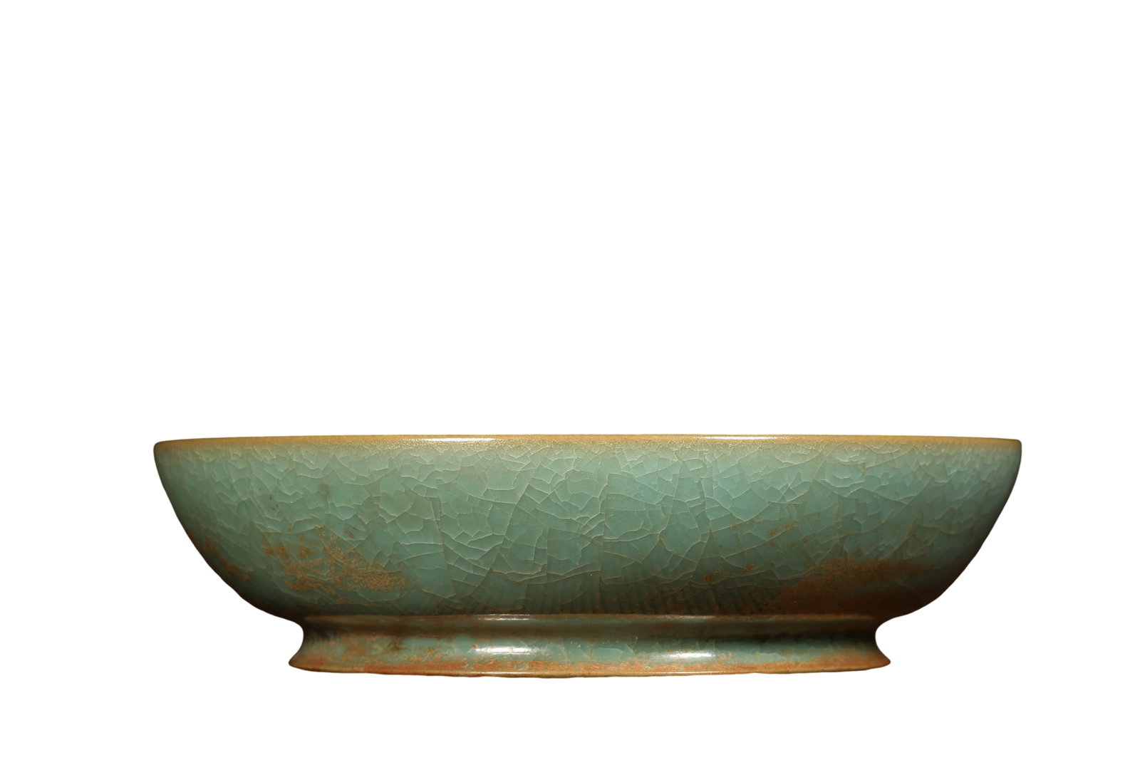 Longquan?Kiln Celadon Washer with Ice?Crack Glaze,Yuan Dynasty,13th?14th Century (1 of 11)