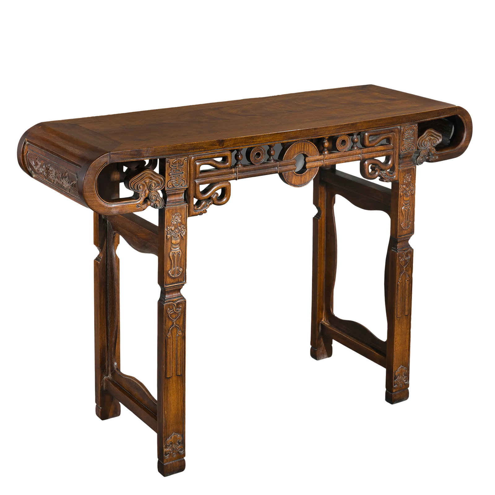 Huanghuali Scroll?End Altar Table, Late Qing?Republic of China (1 of 12)