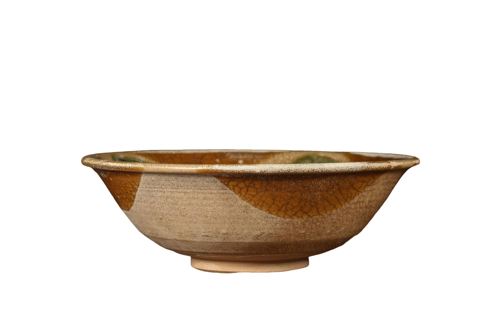 Tang?Dynasty Sancai Painted Floral?Pattern Bowl (1 of 10)
