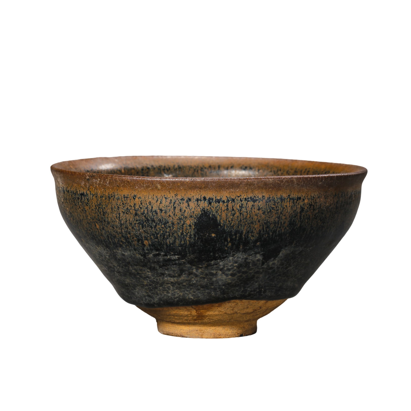 Song?Dynasty Jian?Kiln Hare’s?Fur Glaze Tea Bowl: Dimensions?Height 6.5?cm (2?9/16?in), Mouth Diameter 12.3?cm (4?13/16?in); Song DynastyCondition & Provenance?This authentic Jian?ware tea bowl retains its full original body with no major structural 