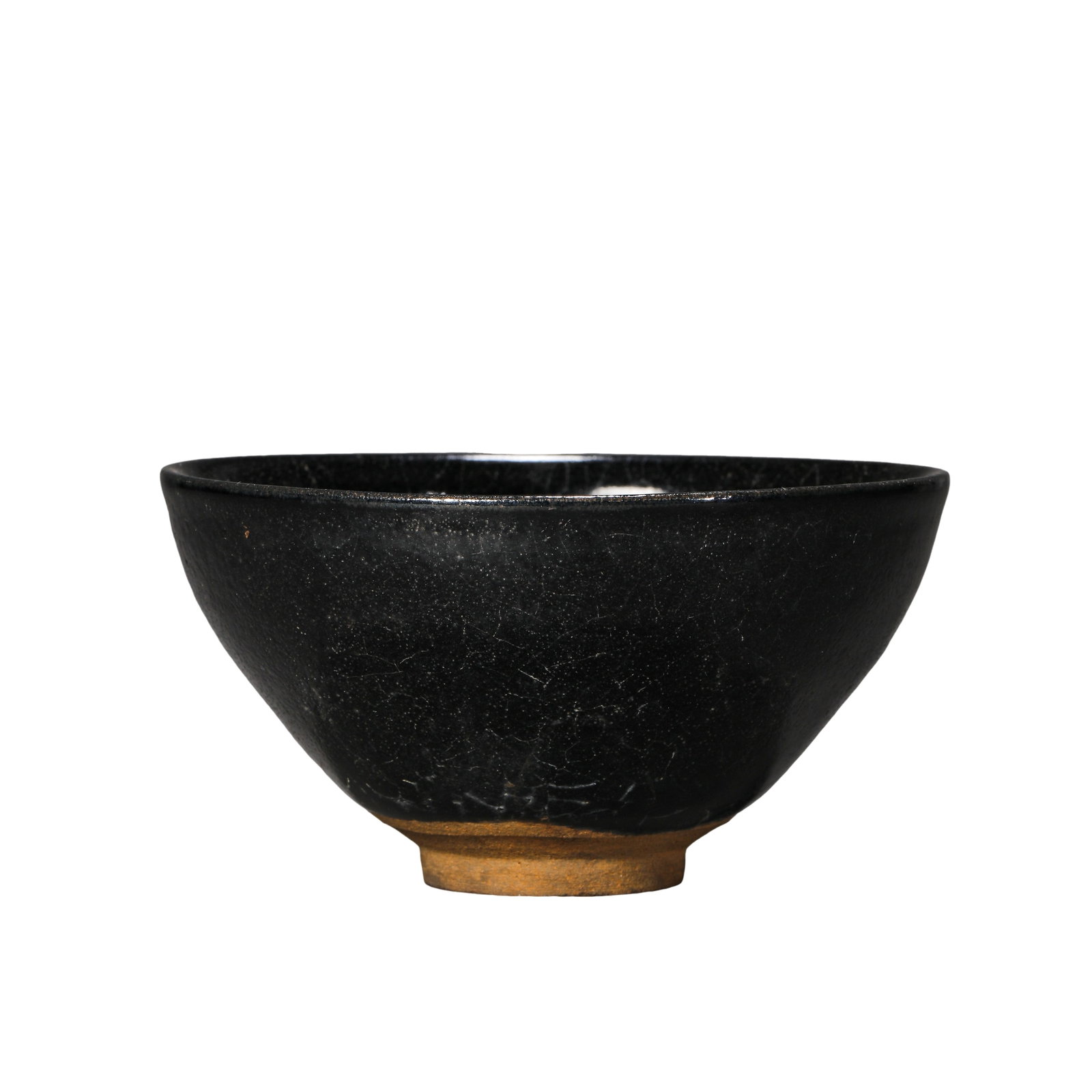 Song?Dynasty Jian?Kiln Partridge?Spot Black?Glaze Tea Bowl (1 of 9)