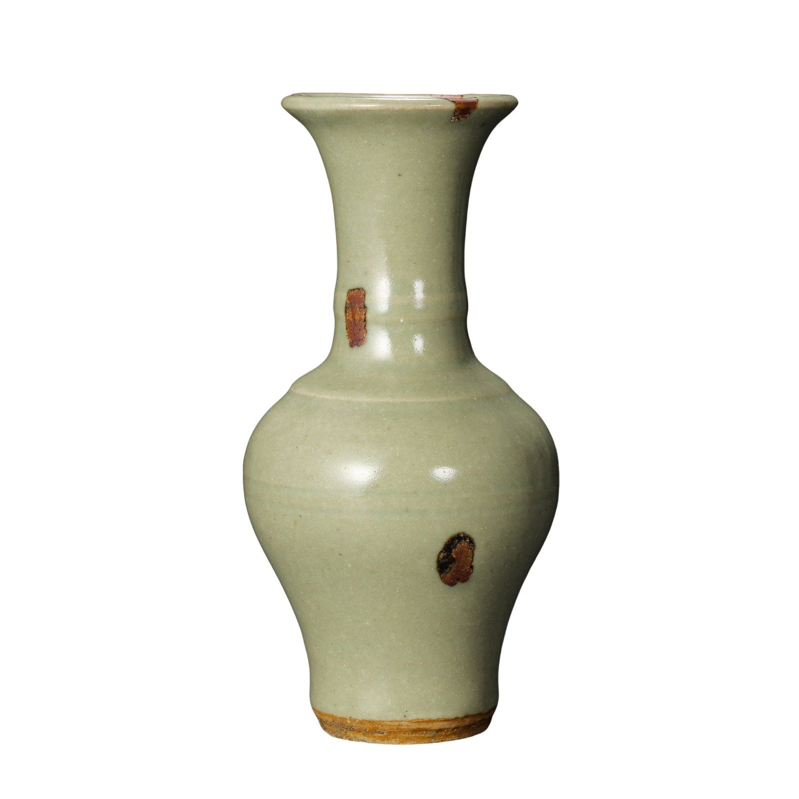 Longquan Celadon Iron?Spotted Vase,Yuan Dynasty (1 of 8)