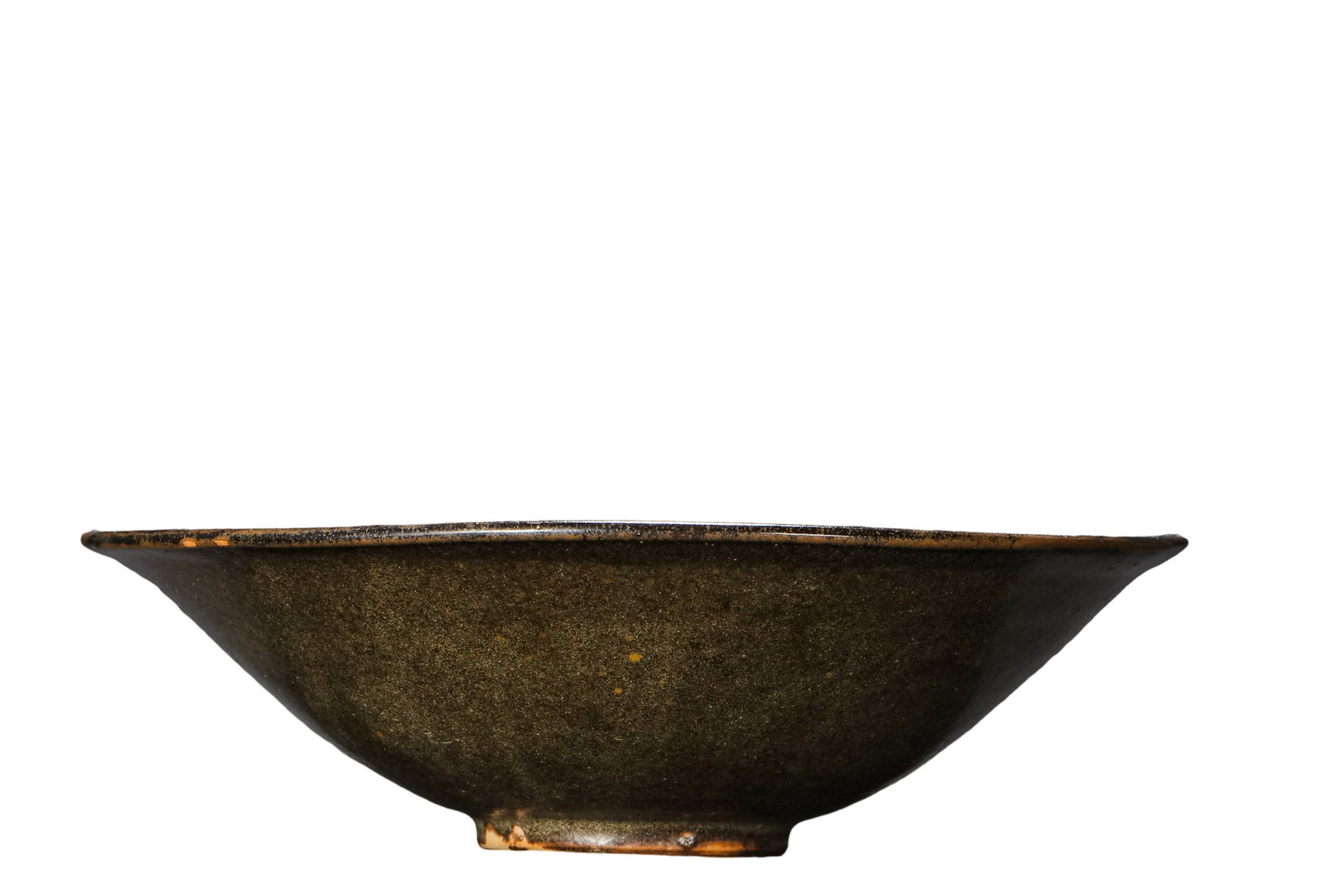 Jizhou Tea?Dust Glaze Conical Tea Bowl,Southern Song Dynasty (1 of 7)