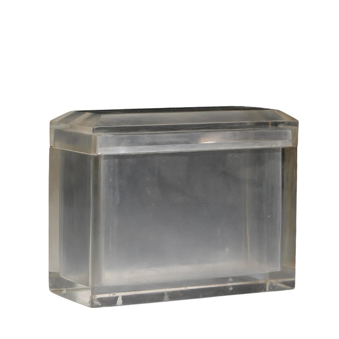 Rock?Crystal Rectangular Covered Box,Qing Dynasty - 4