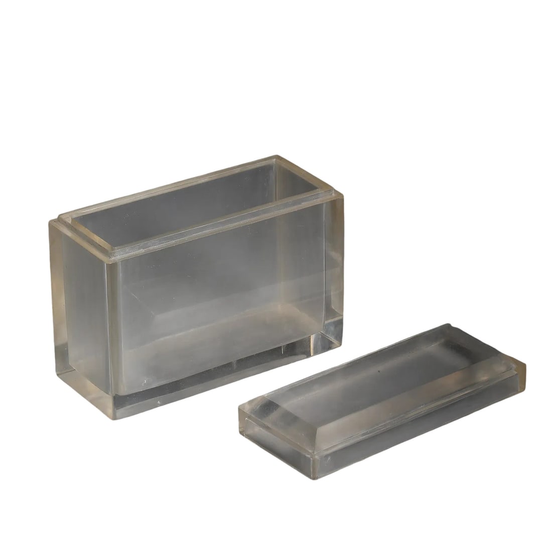 Rock?Crystal Rectangular Covered Box,Qing Dynasty - 8