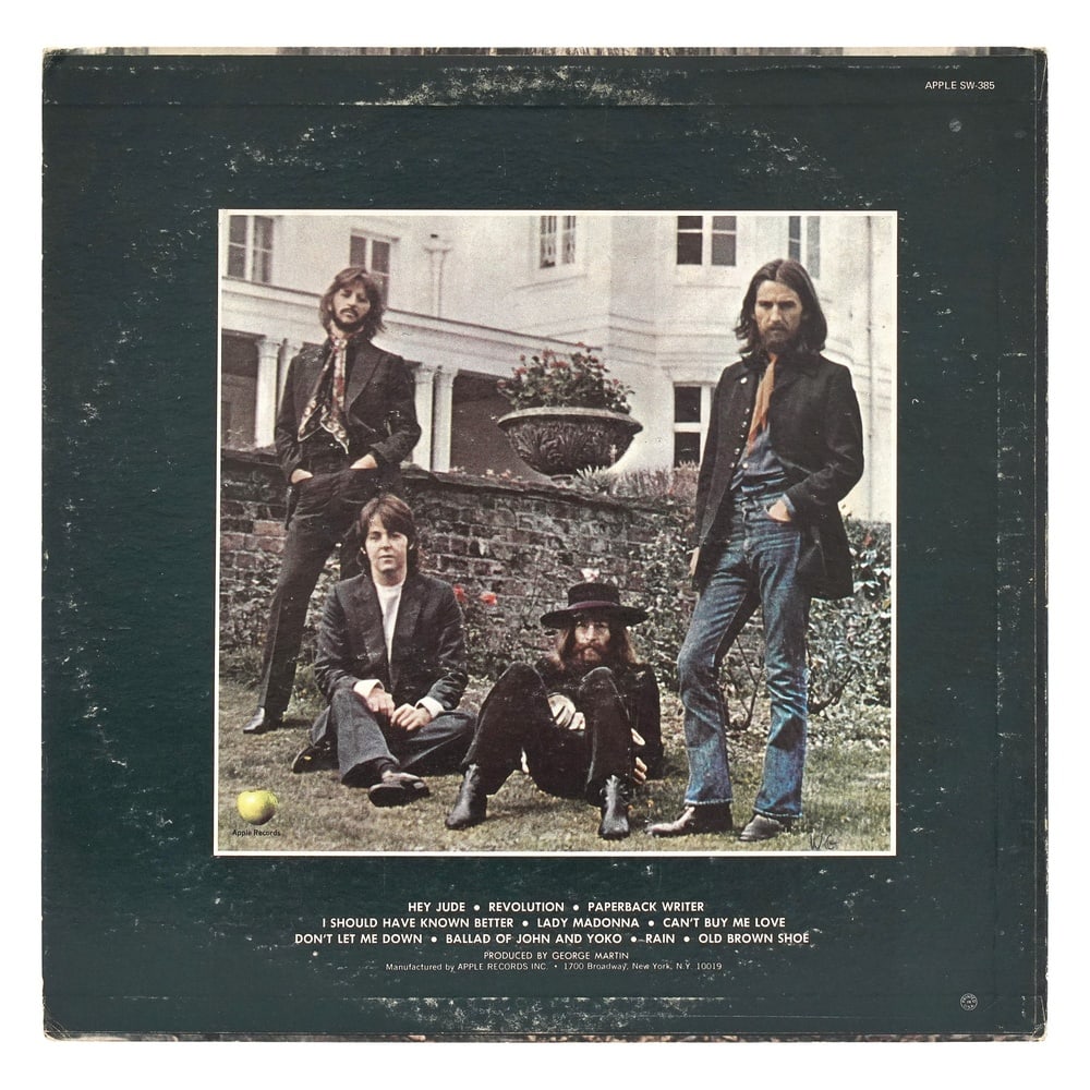 THE BEATLES FULLY SIGNED "HEY JUDE" LP - 2