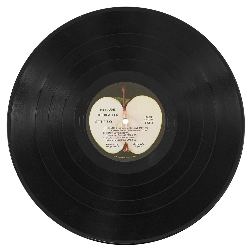 THE BEATLES FULLY SIGNED "HEY JUDE" LP - 4