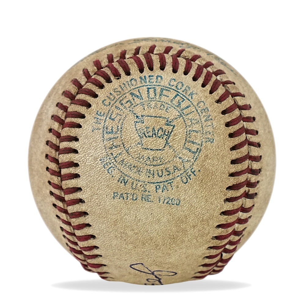 JOE JACKSON SIGNED BASEBALL - 4