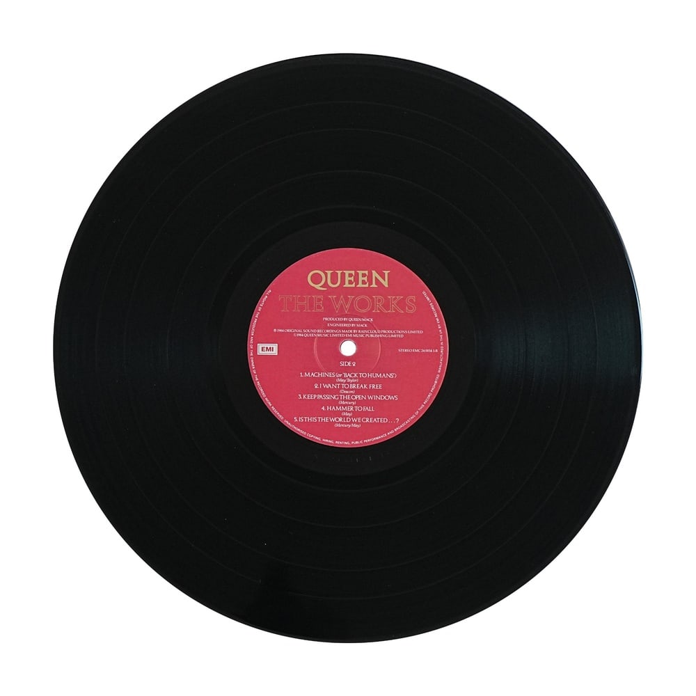 QUEEN FULLY SIGNED "THE WORKS" LP - 7