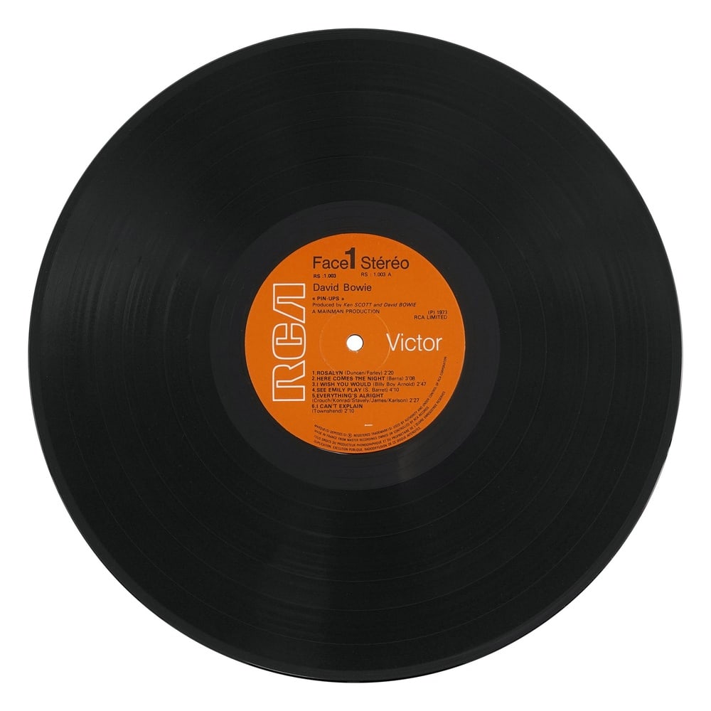 DAVID BOWIE SIGNED "PINUPS" LP - 3