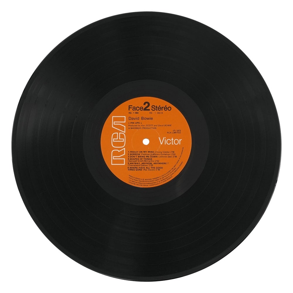 DAVID BOWIE SIGNED "PINUPS" LP - 4