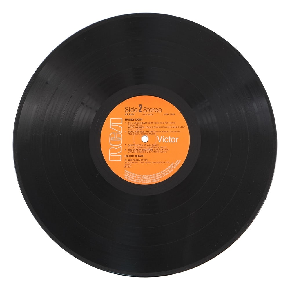 DAVID BOWIE SIGNED "HUNKY DORY" LP - 8