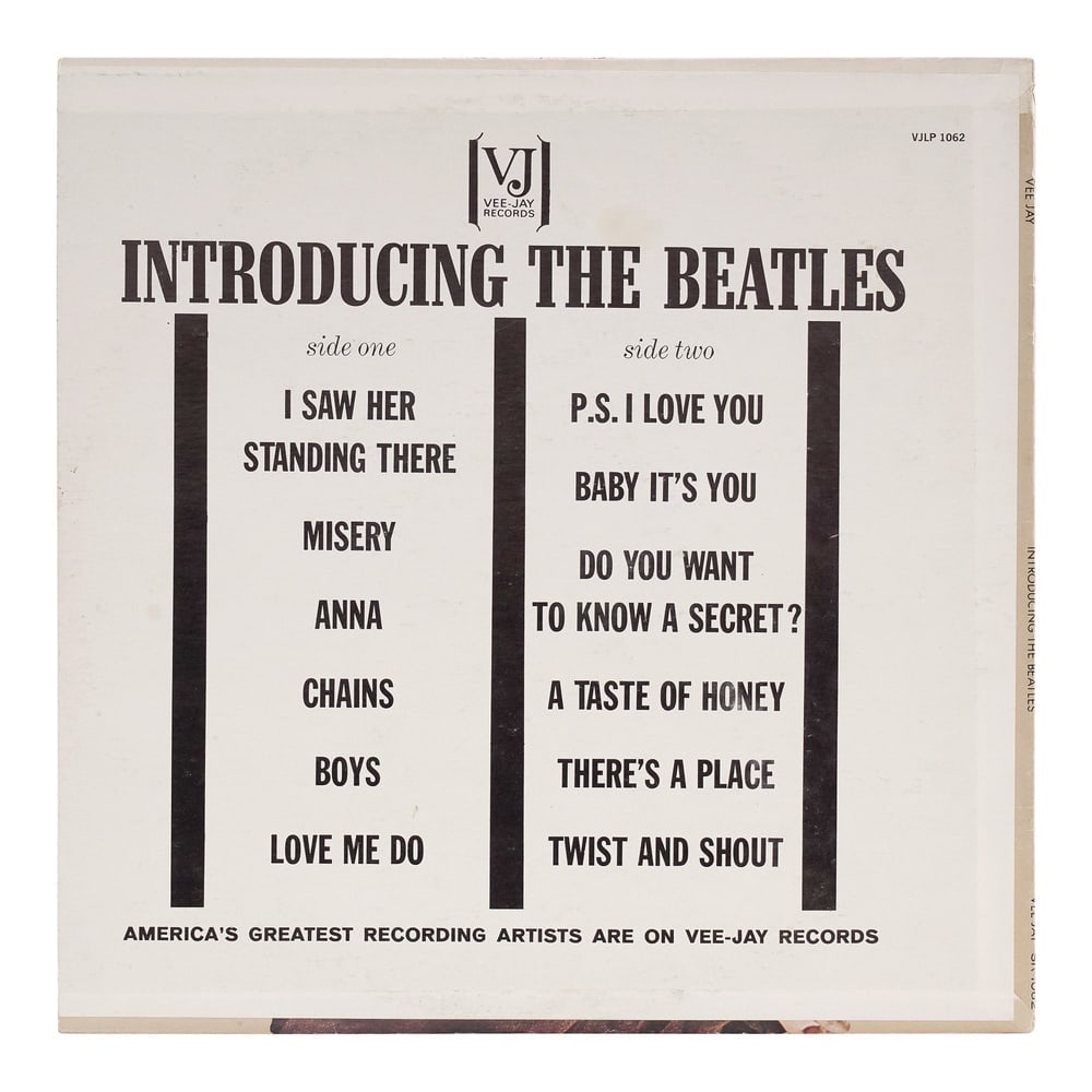 THE BEATLES FULLY SIGNED "INTRODUCING... THE BEATLES" LP - 2
