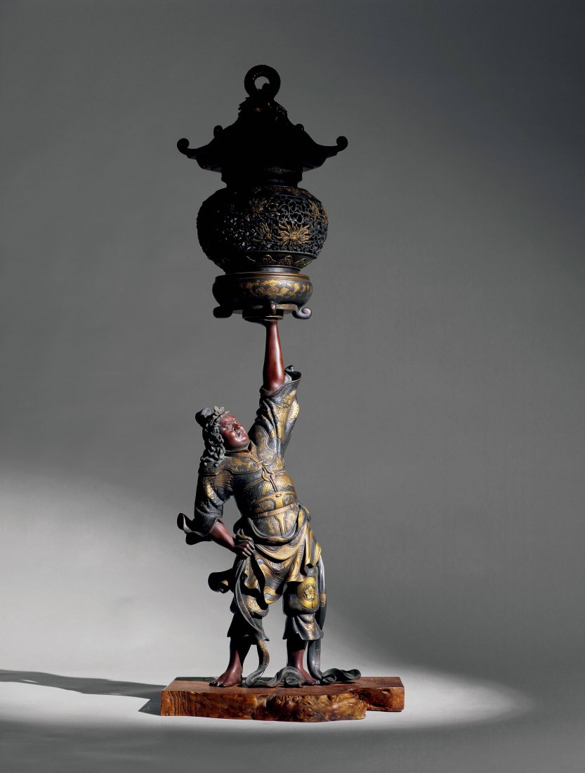 Edo Period , A Gilt Bronze Buddha statue: Edo Period,A Gilt Bronze Buddha statue éŠ…å±€éƒ¨éŽé‡‘åŠ›å£«ç‡ˆç± size.H83cm WEB CATALOG https://book.yunzhan365.com/bookcase/yfbj/index.html ç››å…¸ç²¾è�