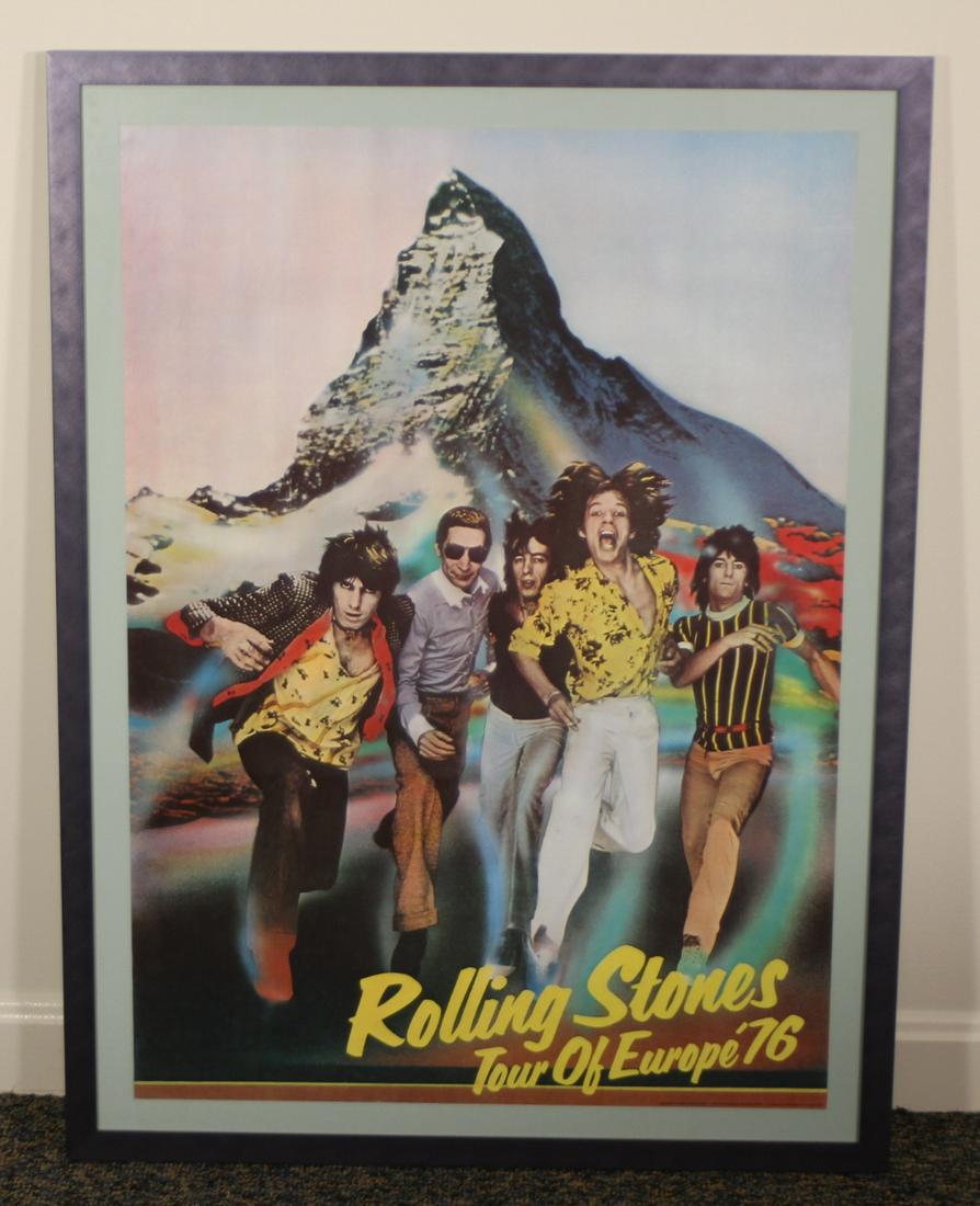 1976 Rolling Stones Europe Tour Poster (1 of 6)