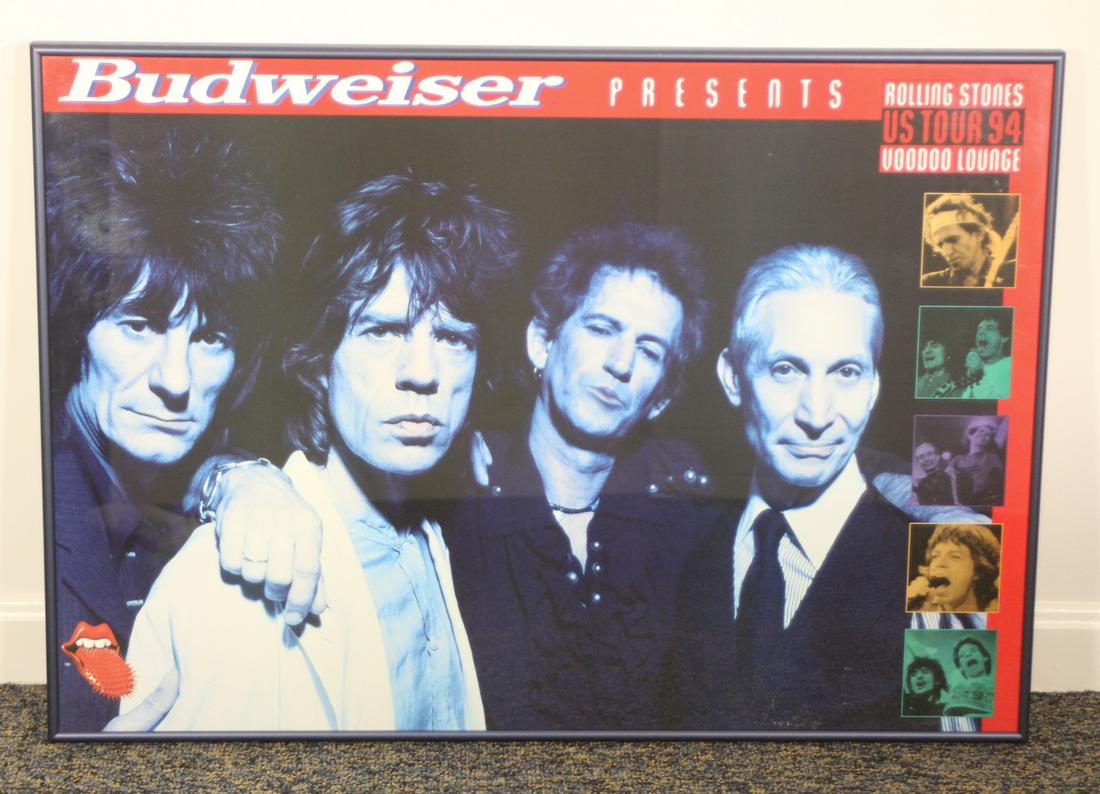 Original 1994 Rolling Stones US Tour Poster (1 of 7)