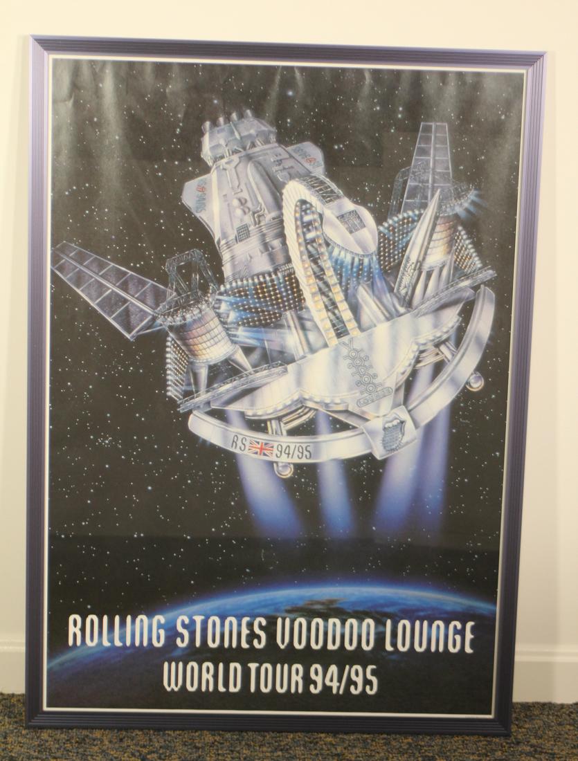 1994/1995 Rolling Stones Tour Poster Voodoo (1 of 6)