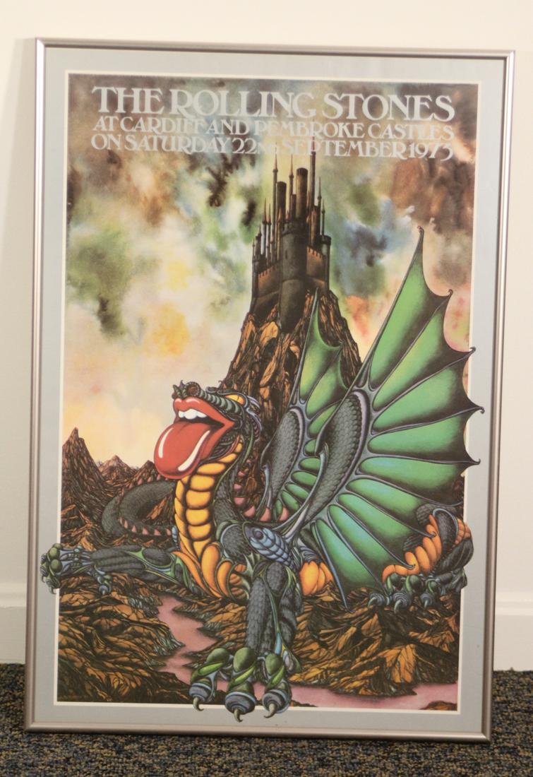 Rolling Stones Cardiff Castle Tour Poster (1 of 4)