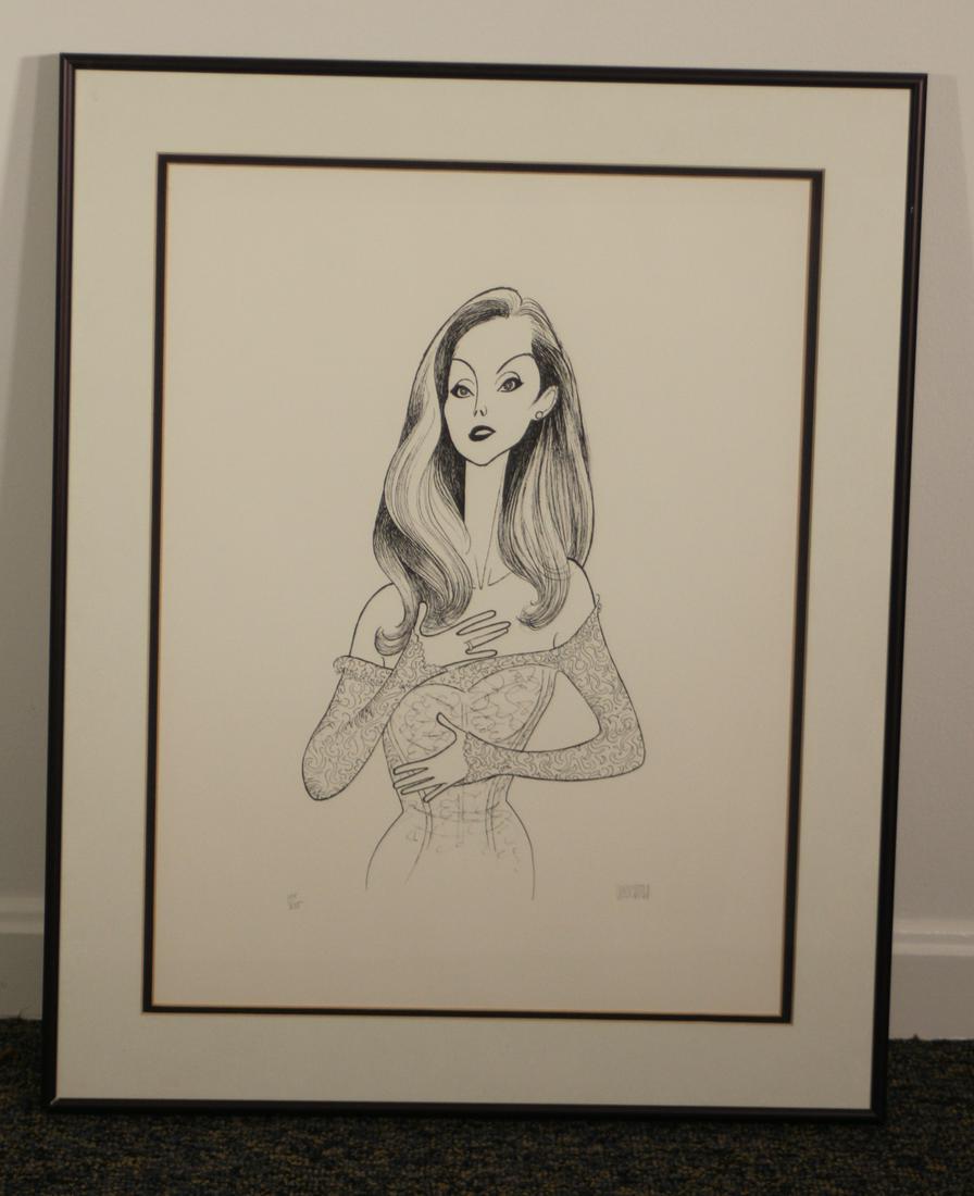 Al Hirschfeld Celine Dion Lithograph (1 of 6)