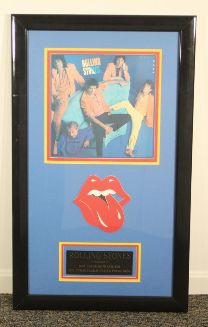 Rolling Stones Hand Signed Dirty Work Album (1 of 11)