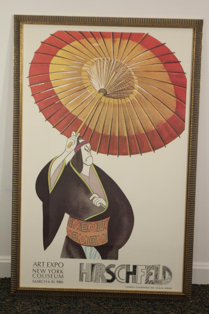 Hirschfeld Art Expo Poster March 1980 (1 of 5)