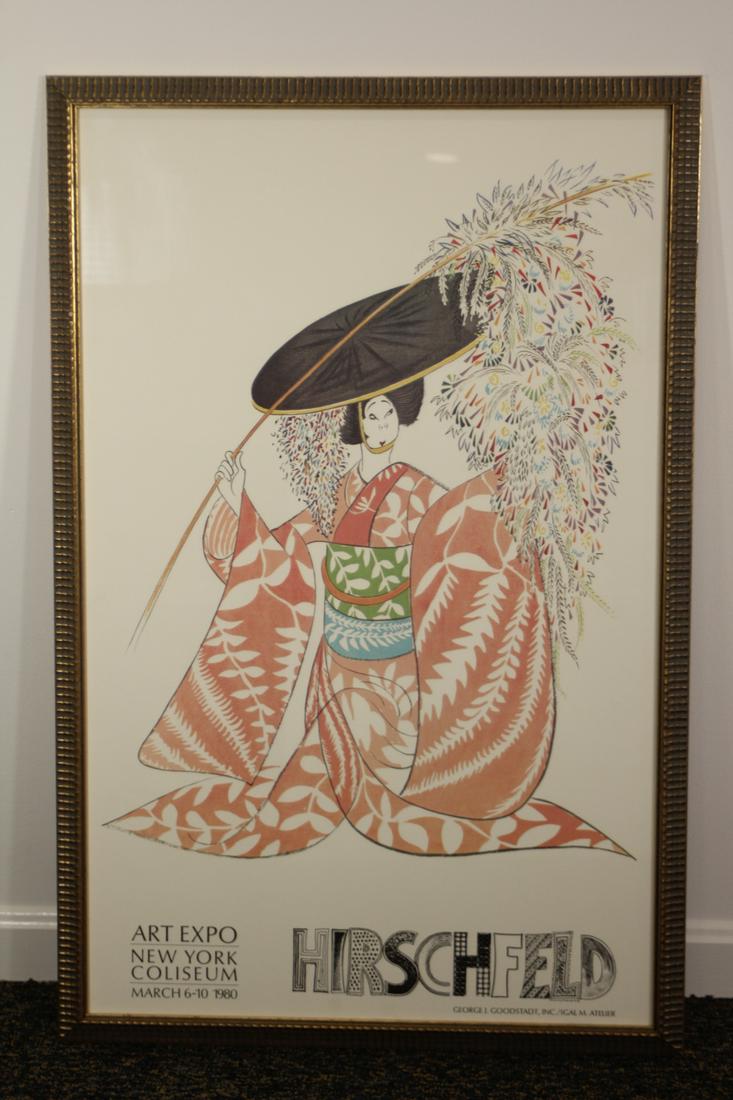 Hirschfeld Art Expo Poster March 1980 (1 of 6)