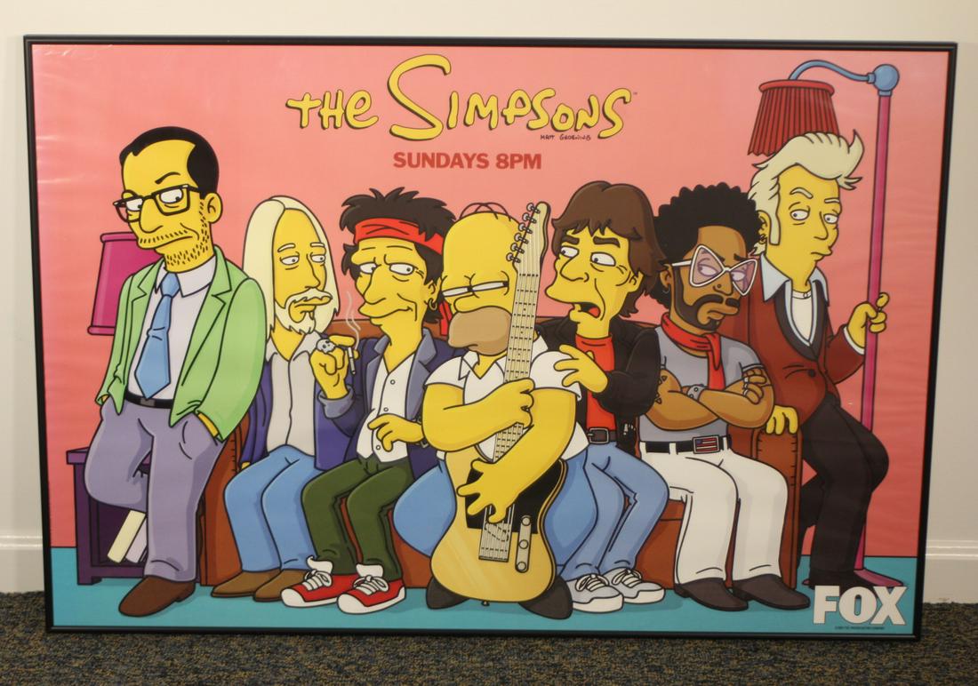 Simpsons 2002 Poster, Tom Petty, Mick Jagger (1 of 8)