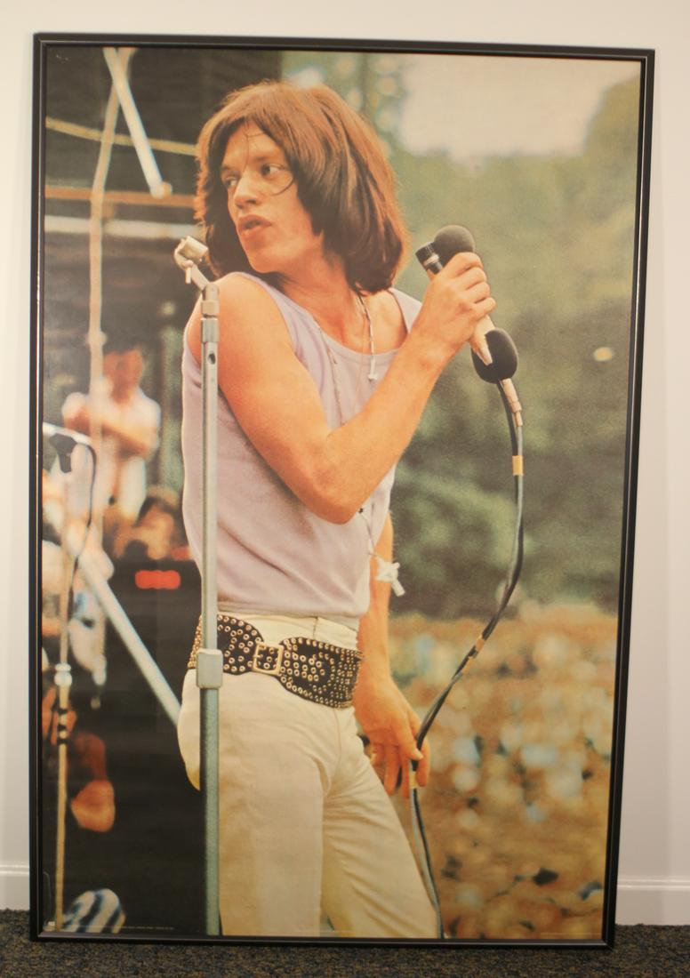 Mick Jagger at Hyde Park 1969 Original Poster* (1 of 7)