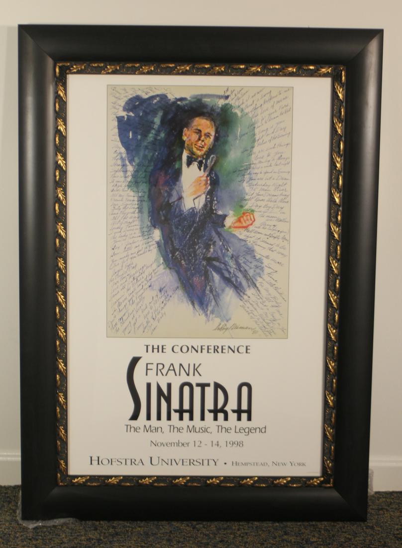 Framed Frank Sinatra at Hofstra University 1998 (1 of 5)