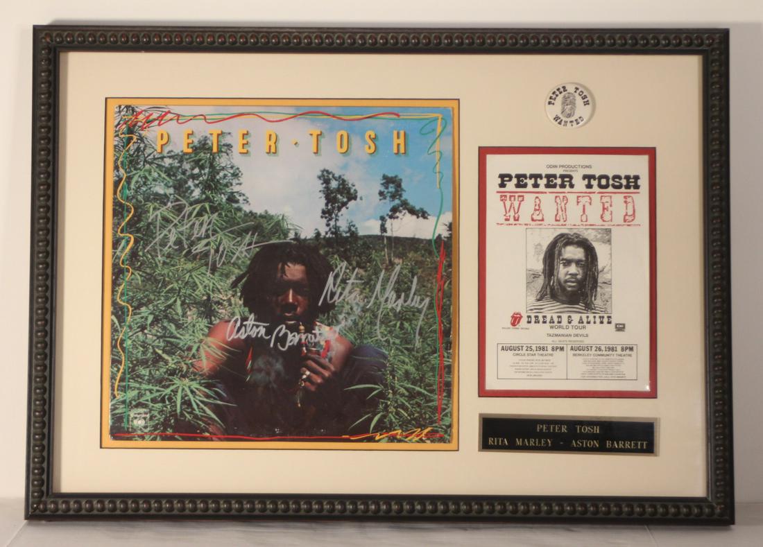 Autographed Peter Tosh Album (1 of 10)