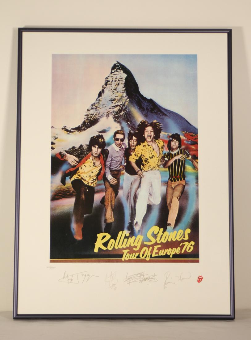 Framed Rolling Stones Tour of Europe 1976 (1 of 6)